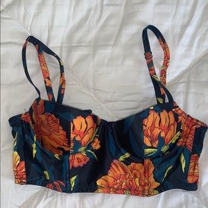 GAP Body Tropical Print Bustier Bra